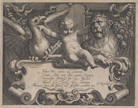KG 02661
<br/>
Titelblad serie pastorale voorstellingen
<br/>
<em>Bolswert, Boëtius (ca.1580-1633)</em>